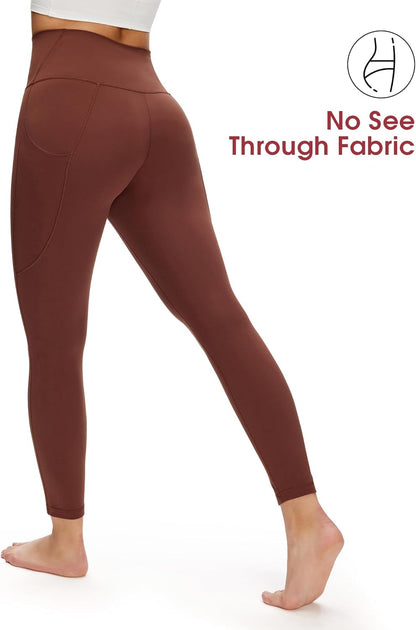 Flex & Grace SculptFit Pocket Leggings – High-Waisted Buttery Soft Yoga Leggings