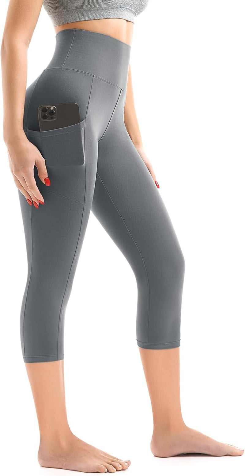 Flex & Grace MotionFlow Pocket Leggings | High-Waisted Gym & Yoga Leggings