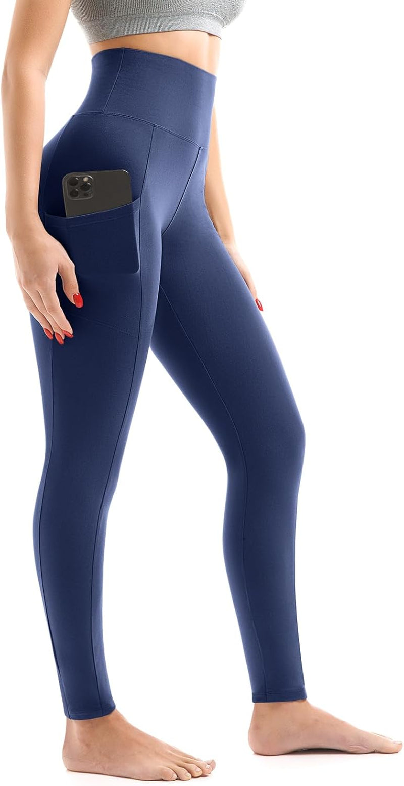 Flex & Grace MotionFlow Pocket Leggings | High-Waisted Gym & Yoga Leggings