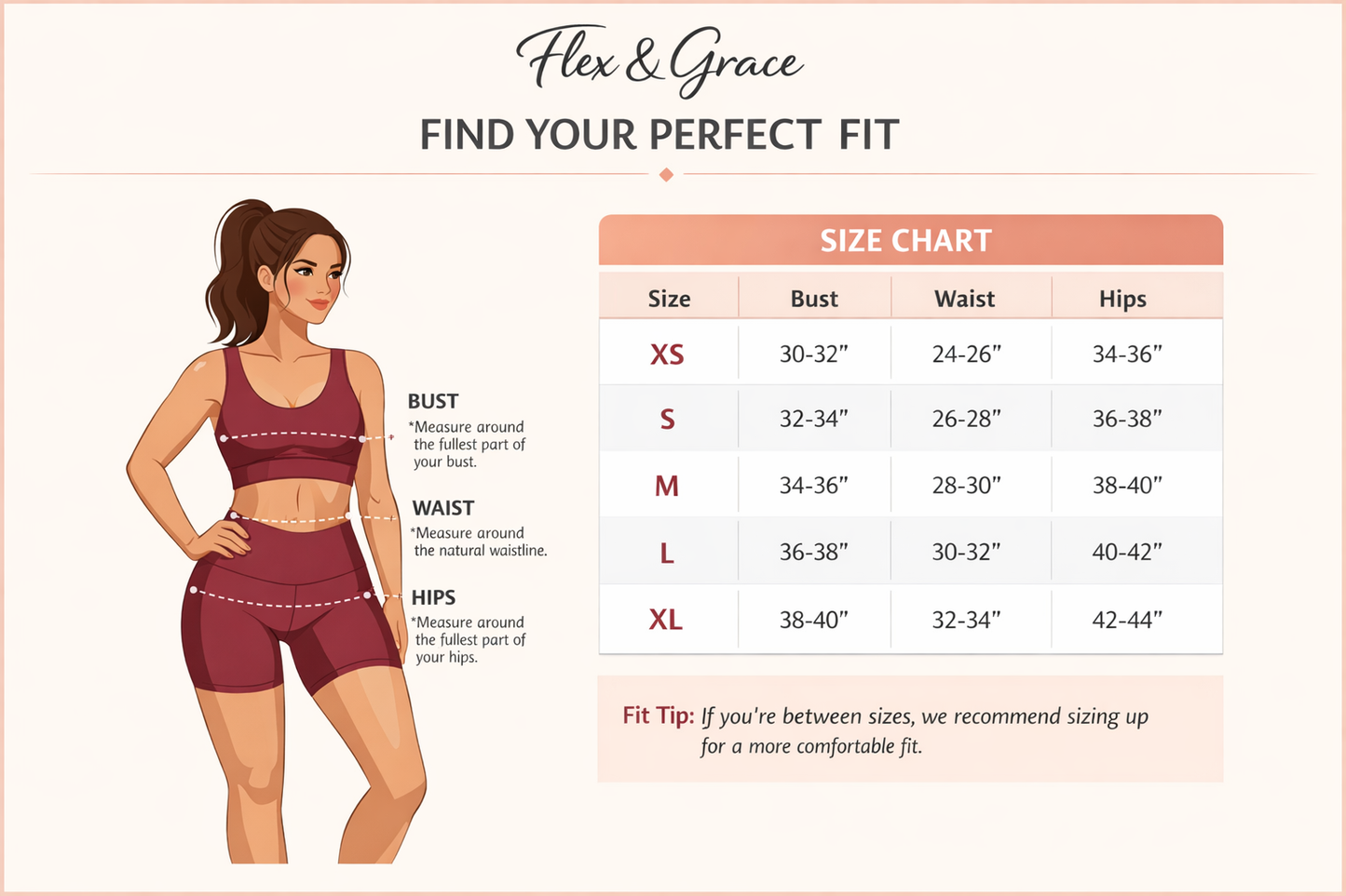 Flex & Grace SculptFit 2-Piece Workout Set