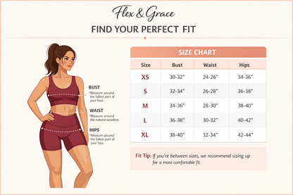 Flex & Grace SculptFit 2-Piece Workout Set