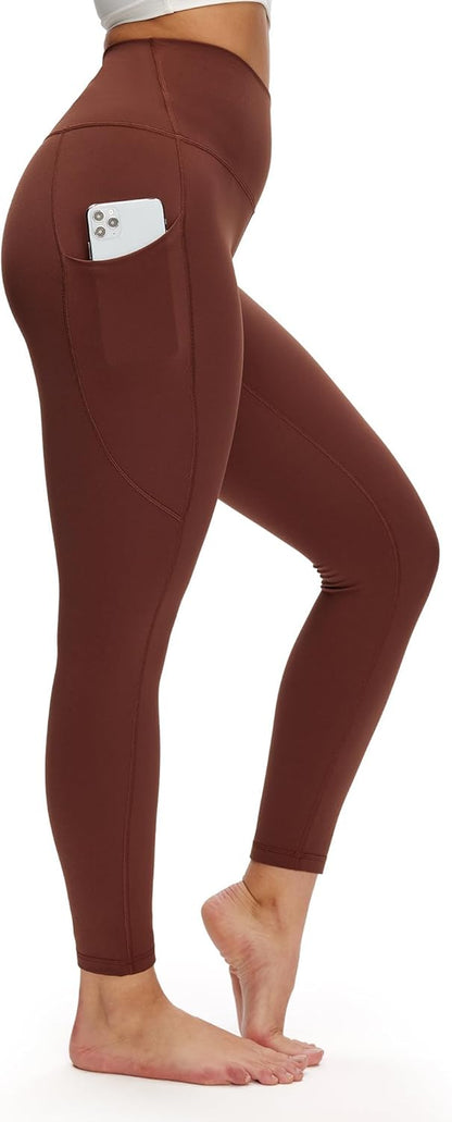Flex & Grace SculptFit Pocket Leggings – High-Waisted Buttery Soft Yoga Leggings