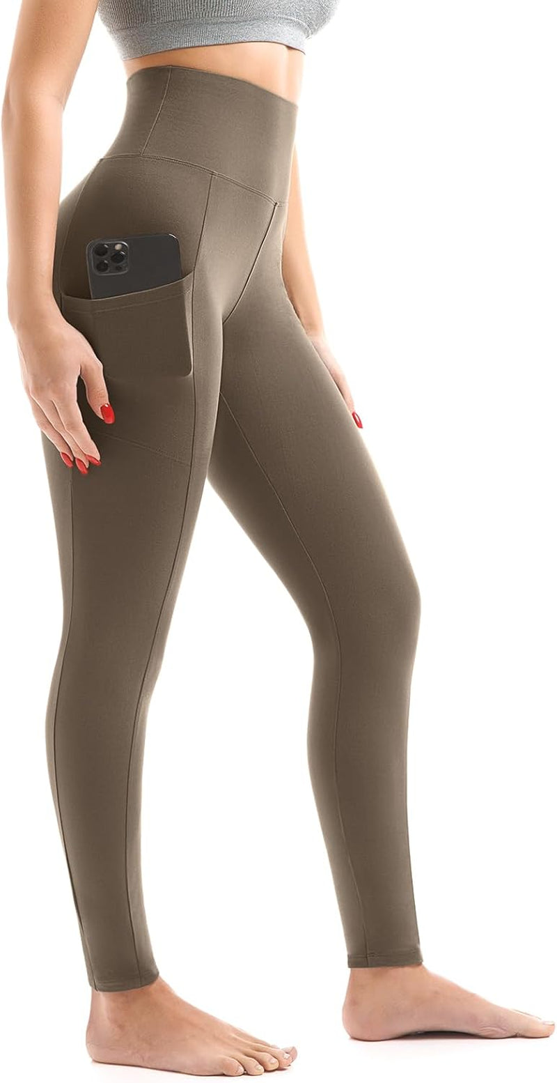 Flex & Grace MotionFlow Pocket Leggings | High-Waisted Gym & Yoga Leggings