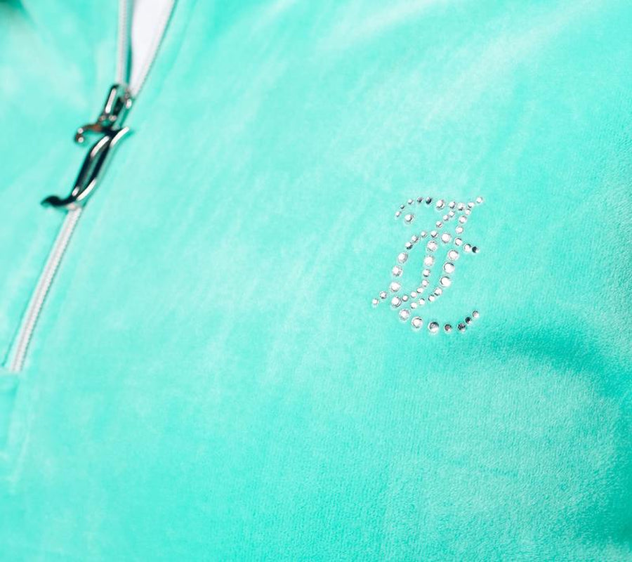 Indulge in Comfort with the Juicy Couture Luxe Velour Pullover Hoodie